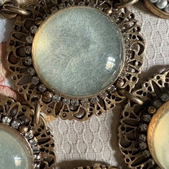 Chico's statement necklace set which includes 1bracelet, 2 pairs of earrings - Picture 12 of 13